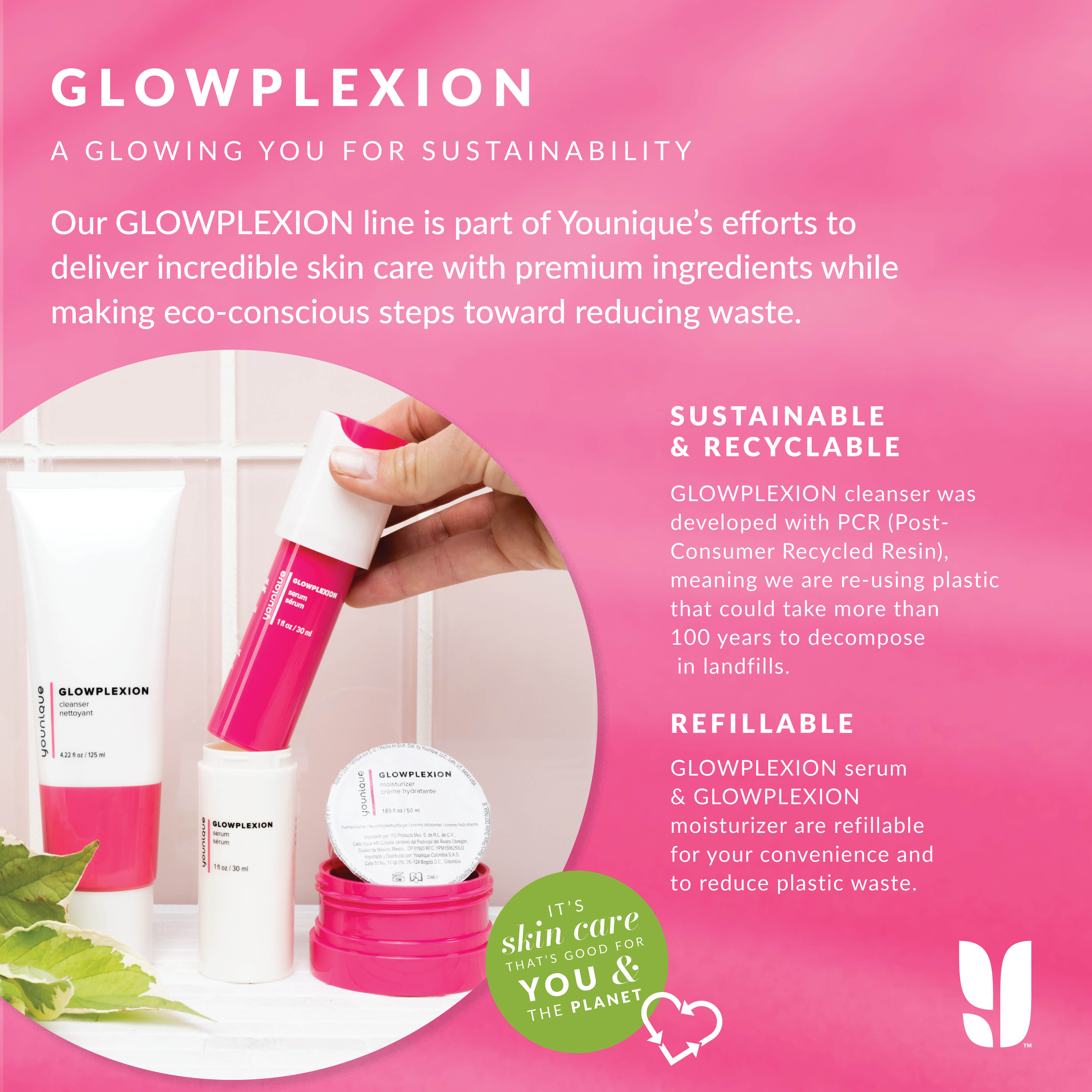 GLOWPLEXION Packaging (square graphic)
